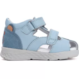   Ponte20 Szupinált Macis világoskék zártorrú pillekönnyű kisfiú szandál