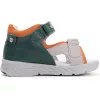 Ponte20 Szupinált Zöld-bézs pillekönnyű kisfiú szandál