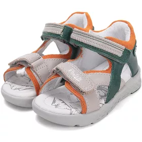   Ponte20 Szupinált Zöld-bézs pillekönnyű kisfiú szandál