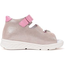   Ponte20 Szupinált Nyuszis rózsaszín-arany pillekönnyű kislány szandál