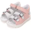 Ponte20 Szupinált Nyuszis barack-ezüst pillekönnyű kislány szandál