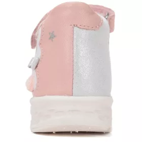   Ponte20 Szupinált Nyuszis barack-ezüst pillekönnyű kislány szandál