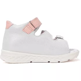   Ponte20 Szupinált Nyuszis barack-ezüst pillekönnyű kislány szandál