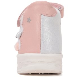   Ponte20 Szupinált Nyuszis barack-ezüst pillekönnyű kislány szandál