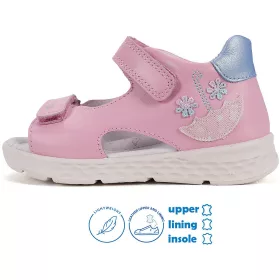 Ponte20 Szupinált Esernyős rózsaszín kislány szandál