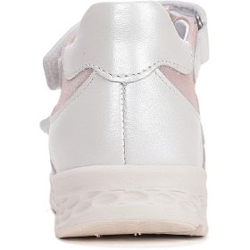   Ponte20 Szupinált Fehér-bronz zártorrú pillekönnyű kislány szandál