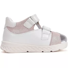   Ponte20 Szupinált Fehér-bronz zártorrú pillekönnyű kislány szandál