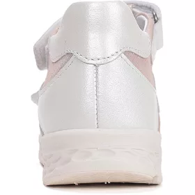   Ponte20 Szupinált Fehér-bronz zártorrú pillekönnyű kislány szandál