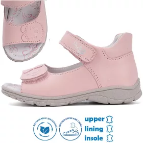 Ponte20 Szupinált Macis rózsaszín kislány szandál