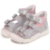 Ponte20 Szupinált Szürke-rózsaszín pillekönnyű kislány szandál