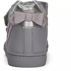 Ponte20 Szupinált masnis szürke kislány cipő