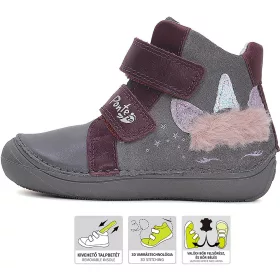 Ponte20 Szupinált Unikornis szürke kislány cipő
