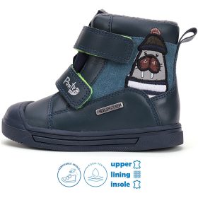 Ponte20 Szupinált Rozmáros kék bélelt kisfiú cipő