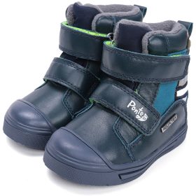 Ponte20 Szupinált Rozmáros kék bélelt kisfiú cipő