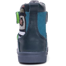 Ponte20 Szupinált Rozmáros kék bélelt kisfiú cipő