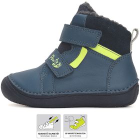 Ponte20 Szupinált Kék-sárga bélelt kisfiú cipő