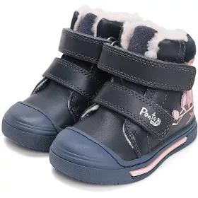   Ponte20 Szupinált Baglyos sötétkék bélelt kislány cipő