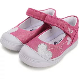 Ponte20 Szupinált Szíves rózsaszín kislány félcipő