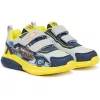 Primigi Hot Wheels szürke-sárga LED fényű kisfiú cipő + ajándék autós kulcstartó