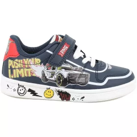   Primigi Hot Wheels sötétkék fiú cipő + ajándék autós kulcstartó