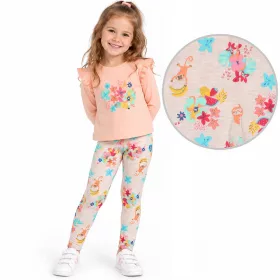 Timikids Majmos-virágos kislány leggings