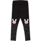 Timikids Nyuszis-pöttyös fekete kislány leggings