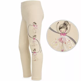 Timikids 3D Kislányos bézs kislány leggings