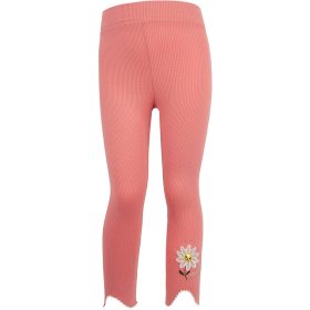 Timikids Virágos korall kislány bordázott leggings