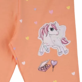 Timikids 3D Unikornis barack kislány térdleggings