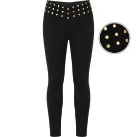 Timikids Bronzpöttyös fekete lány leggings