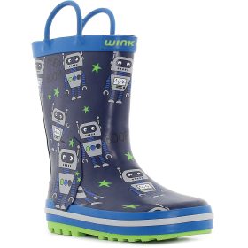 Wink Robotos sötétkék kisfiú gumicsizma 