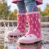 Wink Rókás pink bélelt kislány gumicsizma