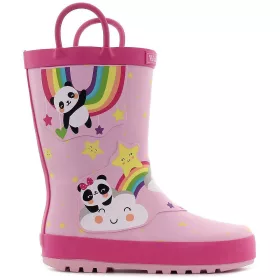 Wink Pandás rózsaszín kislány gumicsizma