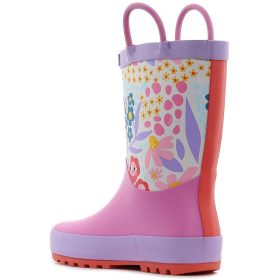 Wink Virágos-rózsaszín kislány gumicsizma
