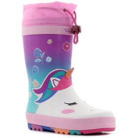 Wink Unikornis lila-kék kislány gumicsizma