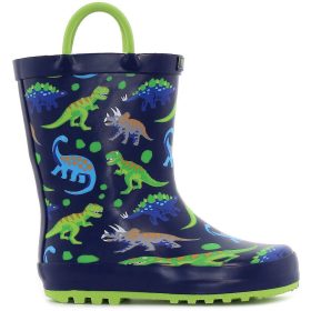 Wink Dínós sötétkék kisfiú gumicsizma