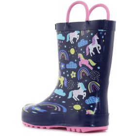 Wink Unikornis sötétkék kislány gumicsizma