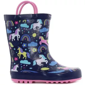 Wink Unikornis sötétkék kislány gumicsizma