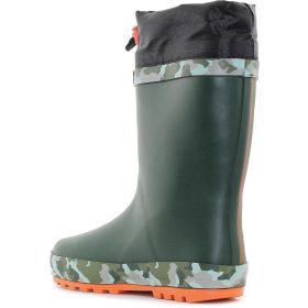 Wink Dínós sötétzöld bélelt kisfiú gumicsizma