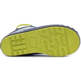 Wink Dínós kék-terepmintás bélelt kisfiú gumicsizma