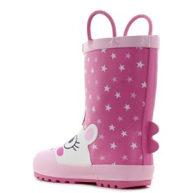 Wink Unikornis rózsaszín bélelt kislány gumicsizma