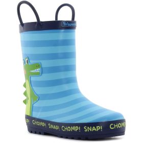 Wink Krokodilos-csíkos bélelt kisfiú gumicsizma