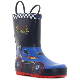 Wink Monster Truck fekete kisfiú gumicsizma