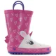 Wink Unikornis-szíves pink kislány gumicsizma