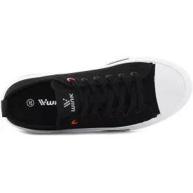 Wink Fekete női vászoncipő