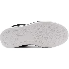 Wink Fekete magasszárú női vászoncipő