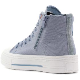 Wink Szürkéskék magasszárú női vászoncipő