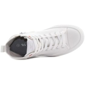 Wink Fehér magasszárú női vászoncipő