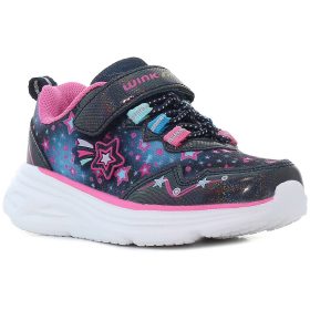 Wink Csillagos sötétkék kislány cipő