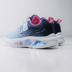 Wink Pillangós kék LED fényű kislány cipő